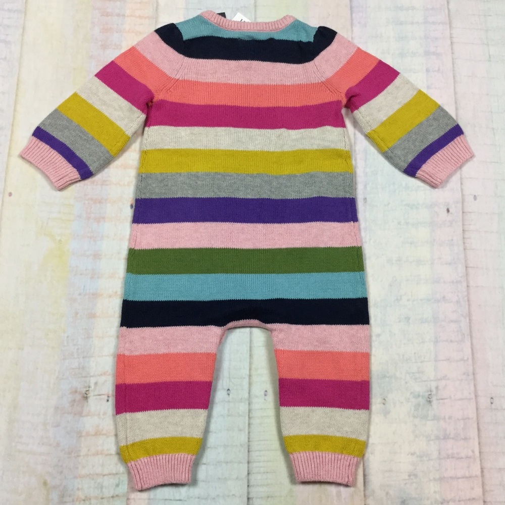 Gap Girls  6 12 18 Month Bright Sweater Romper - Picture 6 of 7